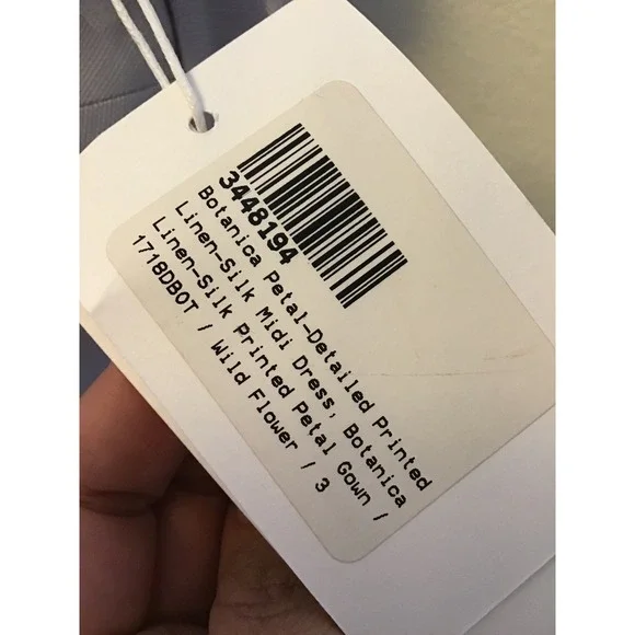 Zimmermann Wild Flower Botanica Petal Printed Linen-Silk Midi Dress Size 3 NWT - Picture 11 of 16